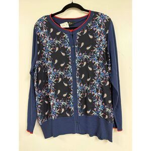 Eugen Klein Blue Cardigan Size 48